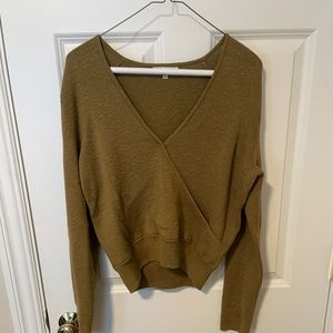 Madewell wrap sweater